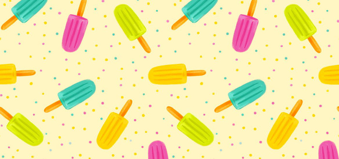 卡通雪糕背景高清