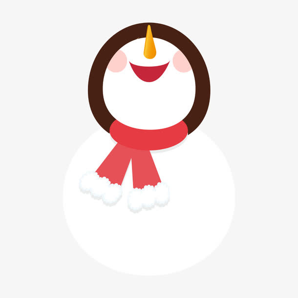 雪人头上的圆环免抠