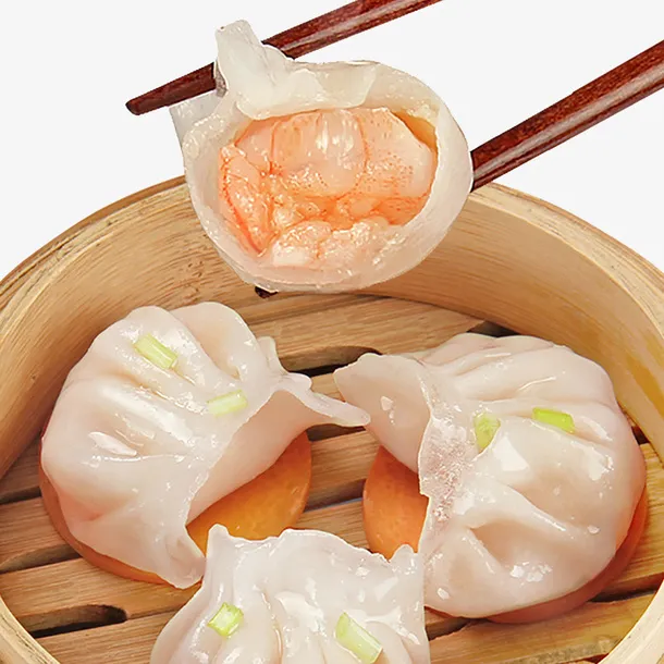虾馅的虾饺免抠