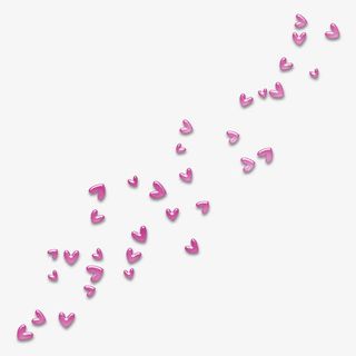 手绘紫色水晶爱心装饰免抠