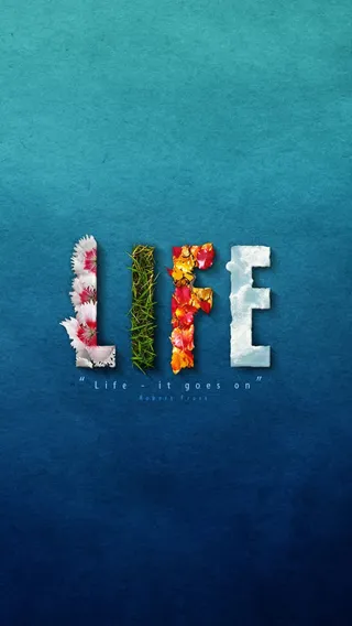 绿色清新花朵字母壁纸免抠