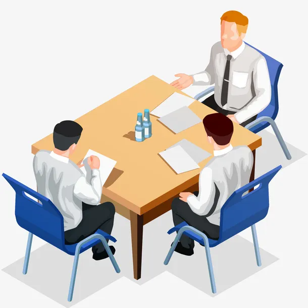 公司会议矢量插画免抠