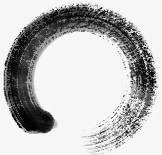 水墨旋转中国风免抠