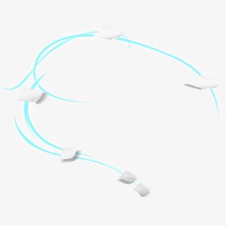 漂浮纸张免抠素材免抠