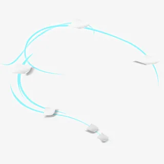 漂浮纸张免抠素材免抠