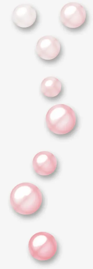粉色珍珠免抠