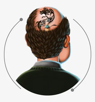 二月二龙抬头主题装饰插图龙抬头免抠