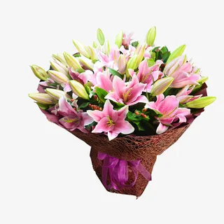 鲜花礼品设计素材免抠