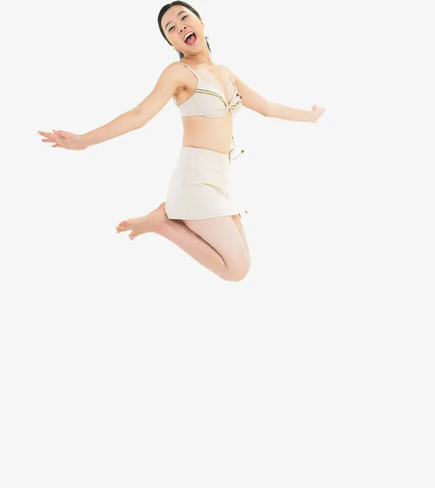 高清摄影海边比基尼美女免抠