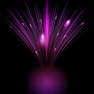 紫色光束高光黑色免抠