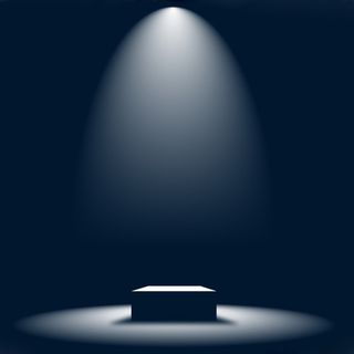 舞台聚光灯深蓝色背景高清