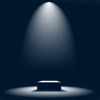 舞台聚光灯深蓝色背景高清