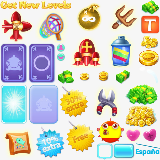 海洋探险全套素材免抠