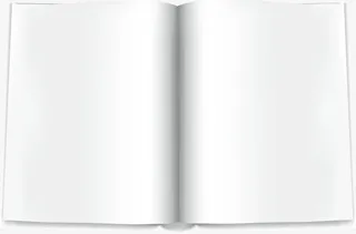 翻开的本子免抠