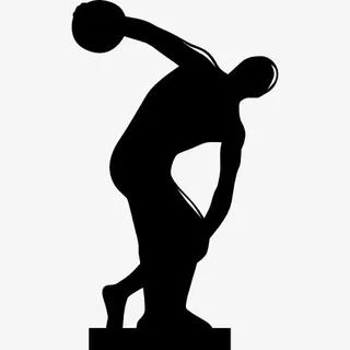 掷铁饼图标免抠