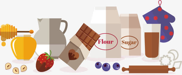 巧克力矢量图免抠