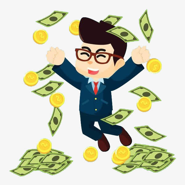 金融理财收获免抠
