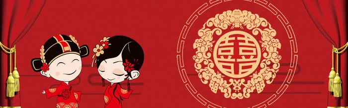 婚庆婚礼电商淘宝banner背景高清