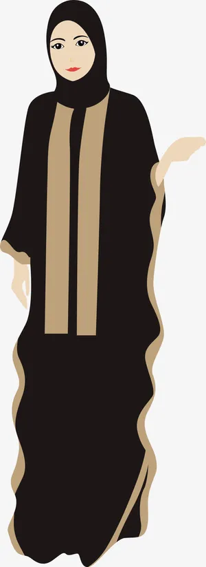 黑色阿拉伯女性免抠