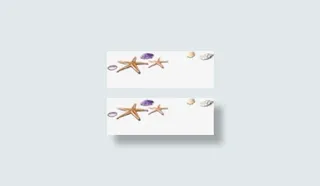 夏季沙滩海星贝壳背景素材