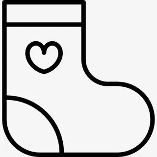 小女孩的袜子图标免抠