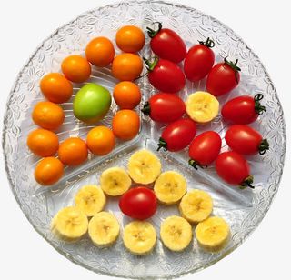 三色水果拼盘免抠