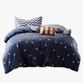 深色床上四件套免抠