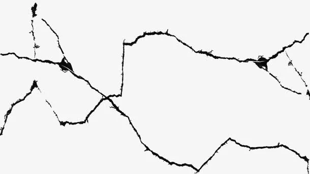 地表细小裂缝无规则裂缝免抠