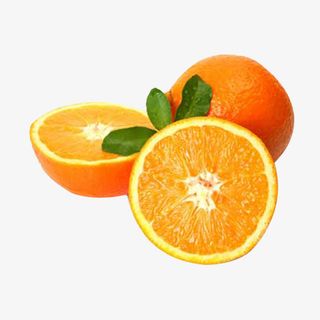 水果橘子橙子切开对半免抠