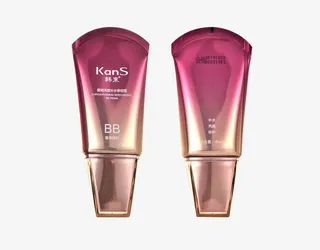 韩束渐变瓶装的BB霜免抠