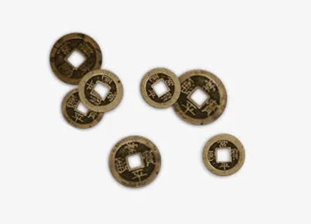 铜钱png素材免抠