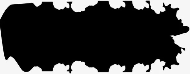 七夕情人节水墨图案免抠