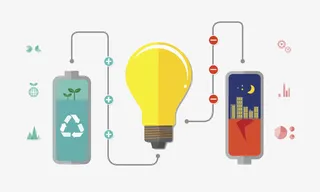 正与负电池免抠