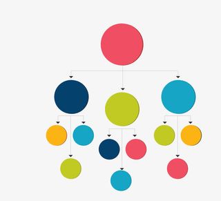 组织架构图素材免抠