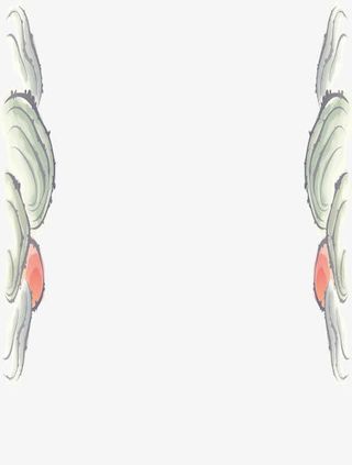 中国风水墨边框免抠