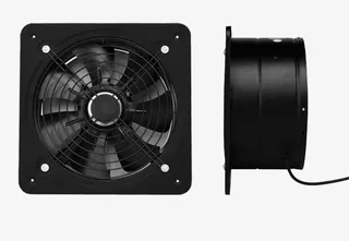 纯黑色两个角度排气扇免抠