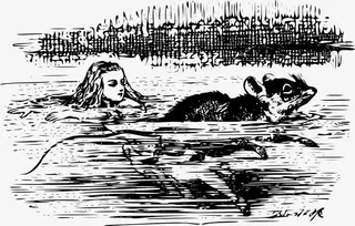 女孩与水鼠免抠