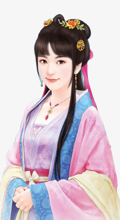 古代美女免抠