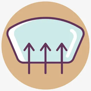 汽车热部分服务挡风玻璃挡风玻璃免抠