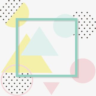 几何图形背景装饰框