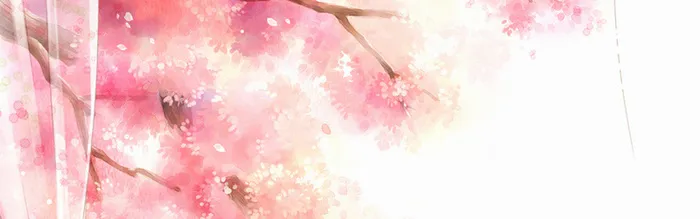 唯美插画背景高清