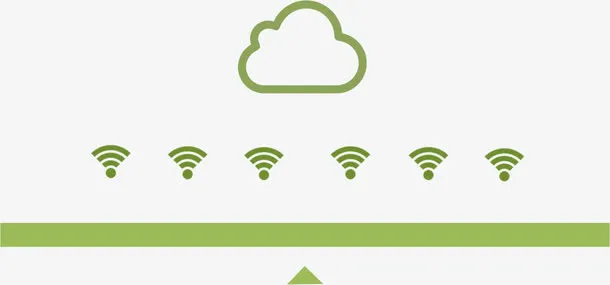 无线图标流程图免抠