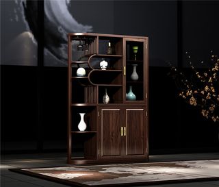 古风建筑书房背景