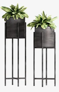 创意室内家具效果盆栽效果免抠 创意室内家具效果盆栽效果免抠