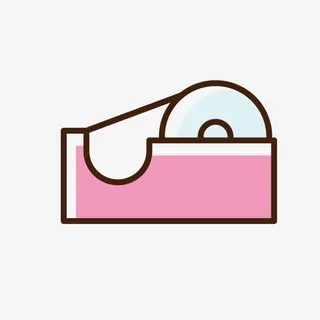 卡通手绘胶布免抠