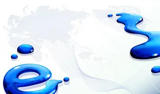 蓝色水滴背景矢量图高清