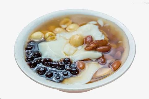 农家红豆豆花免抠