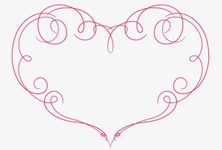 欧式花纹框装饰元素免抠