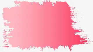 动感不规则粉色墨迹图免抠