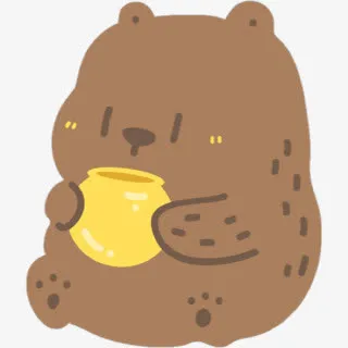小熊免抠
